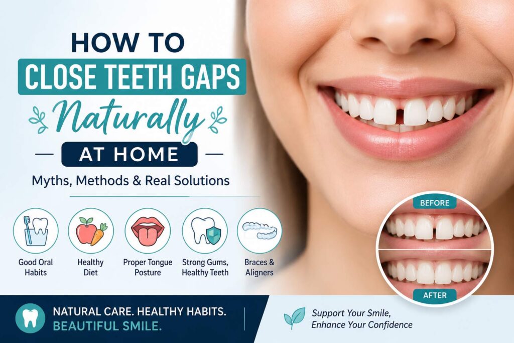 How to Close Teeth Gaps Naturally
